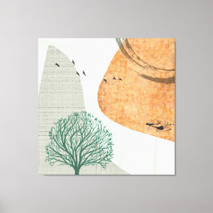 Boho Tree Canvas Afdruk