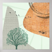 Boho Tree Poster (Voorkant)