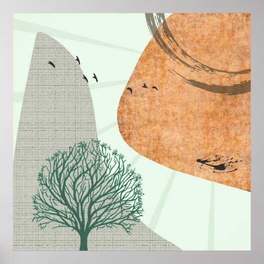 Boho Tree Poster (Voorkant)