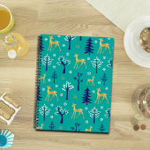 Boho Trees Gold Deers Modern Notitieboek