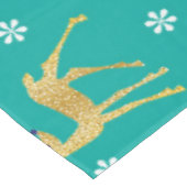 Boho Trees Gold Deers Modern Tafelkleed (Gekanteld)