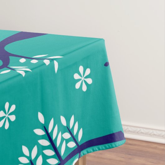 Boho Trees Gold Deers Modern Tafelkleed (Voorbeeld)