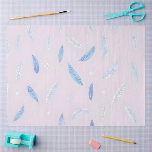 Boho Trendy Feathers Luxe Collectie Tissuepapier (Craft)