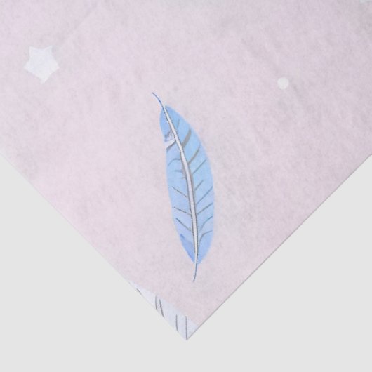 Boho Trendy Feathers Luxe Collectie Tissuepapier (Detail)