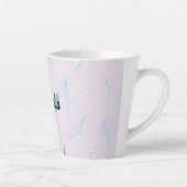 Boho Trendy Feathers Luxury Collection Latte Mok (Rechts)