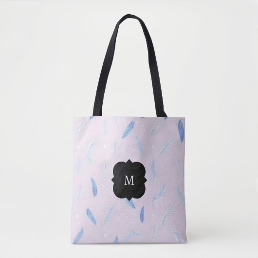 Boho Trendy Feathers Luxury Collection Tote Bag (Voorkant)