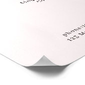 Boho Trendy Pricelist Poster (Hoek)