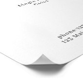 Boho Trendy Pricelist Poster (Hoek)