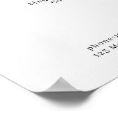 Boho Trendy Pricelist Poster (Hoek)