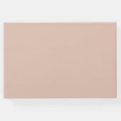 Boho Trendy Script bruiloft Gastenboek (Achterkant)