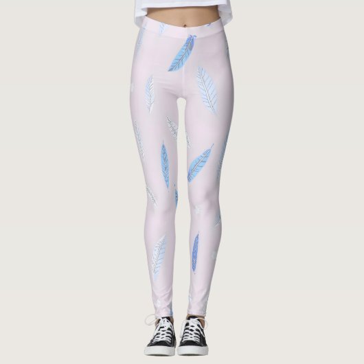 Boho Trendy Veren Luxe Collectie Leggings (Voorkant)