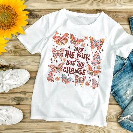 Boho Trendy Vlinder Inspirerend Motiverend  T-shirt