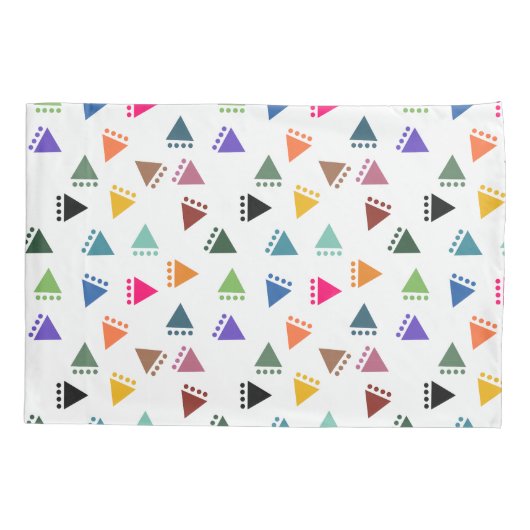 Boho Triangles Kussensloop (Achterkant)