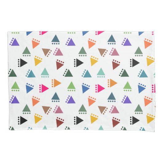 Boho Triangles Kussensloop (Voorkant)