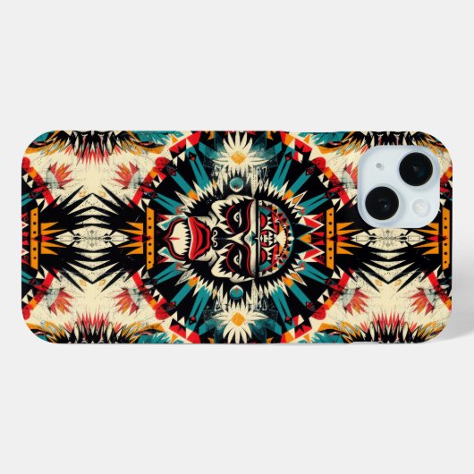Boho Tribal Art Case-Mate iPhone Case (Achterkant (horizontaal))