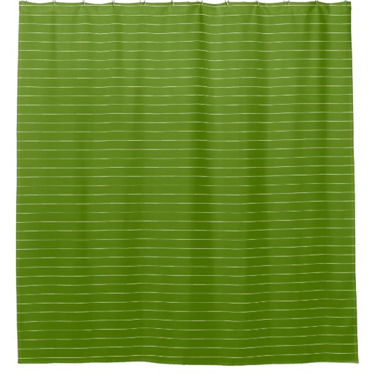 Boho Tribal avocado groene streep Douchegordijn (Voorkant)