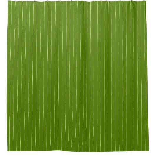 Boho Tribal avocado groene streep Douchegordijn (Voorkant)