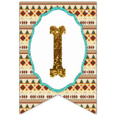 Boho Tribal Baby shower Banner (Derde vlag)
