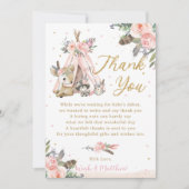 Boho Tribal Baby shower Birthday Bedankkaart (Voorkant)