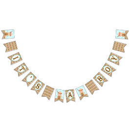 Boho Tribal Baby Shower Spandoek Vlaggetjes