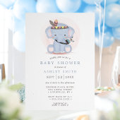 Boho Tribal Elephant Baby shower Kaart