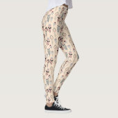 Boho Tribal Ethnic Colorful Vibrant Feathers Leggings (Rechts)