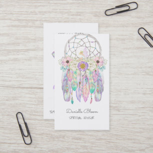 Boho Tribal Fairy Dream Catcher Pijlen Veren Visitekaartje