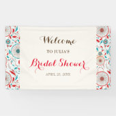 Boho Tribal Feather Dreamcatcher Vrijgezellenfeest Spandoek (Horizontaal)