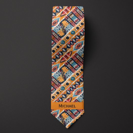 Boho Tribal-geïnspireerd ontwerp Stropdas