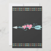 Boho Tribal Gender onthullen Invitation Boy of Gir Kaart (Achterkant)