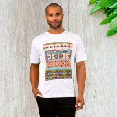 Boho Tribal Geometric Pattern Zuidwestelijke Aztek T-shirt