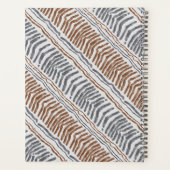 Boho Tribal Gestreepte Planner Notitieboek (Achterkant)