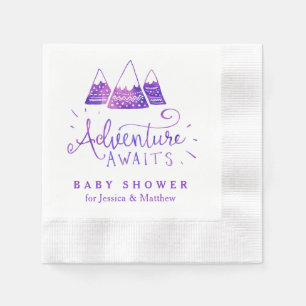 Boho Tribal Girl Adventure Baby shower Napkins Servetten