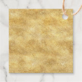 Boho Tribal gouden "Adventure Awaits" Baby shower Bedankjes Labels (Achterkant)