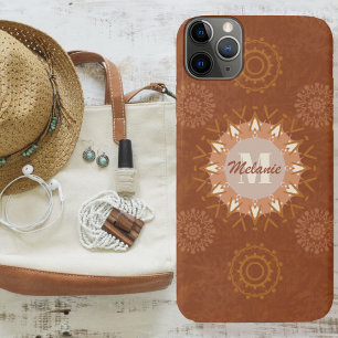 Boho Tribal Mandalas Rustic Earthtones Variatie 1 Case-Mate iPhone Case