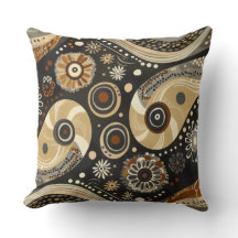 Boho Tribal Paisley & Mandala Kussen