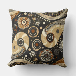 Boho Tribal Paisley & Mandala Kussen