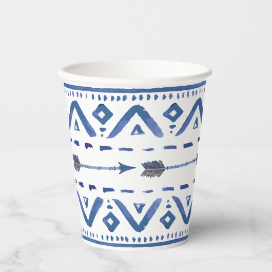 Boho Tribal Papieren Bekers (Voorkant)