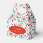 Boho Tribal veer Dreamcatcher bruiloft Bedankdoosjes (Voorkant Zijde)