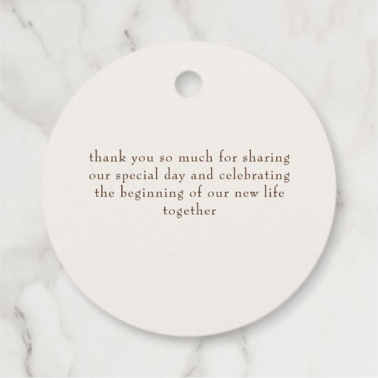 Boho Tribal veer Dreamcatcher bruiloft Bedankjes Labels (Achterkant)