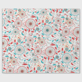 Boho Tribal veer Dreamcatcher bruiloft Cadeaupapier (Vlak)