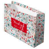 Boho Tribal veer Dreamcatcher bruiloft Groot Cadeauzakje (Voorkant Gekanteld)