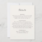 Boho Tribal veer Dreamcatcher bruiloft Kaart (Achterkant)