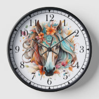 Boho Tribal Waterverf Paard Stijlvol Chic