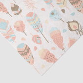 Boho Tribal Woodland Animal Party Gift Bag Tissuepapier (Detail)