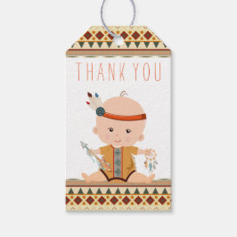 Boho Tribale Baby Shower Cadeautags Cadeaulabel