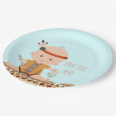 Boho Tribale Baby Shower Papieren Bordje (Gekanteld)
