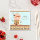 Boho Tribale Baby Shower Servetten (Insitu)