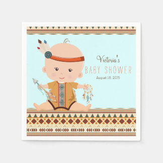 Boho Tribale Baby Shower Servetten