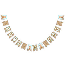 Boho Tribale Baby Shower Vlag